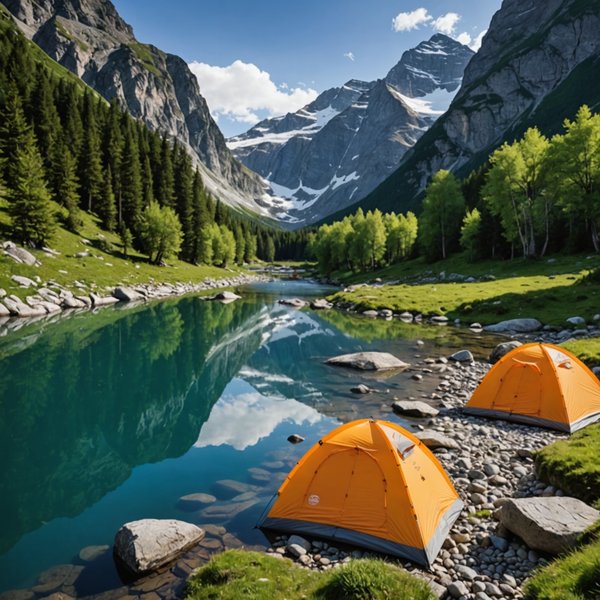 Comment organiser un camping pour une expédition de pêche en rivière alpine?