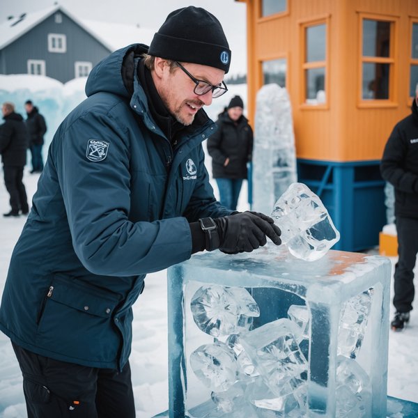 Quelle croisière permet de participer à des ateliers de sculpture sur glace en Finlande?